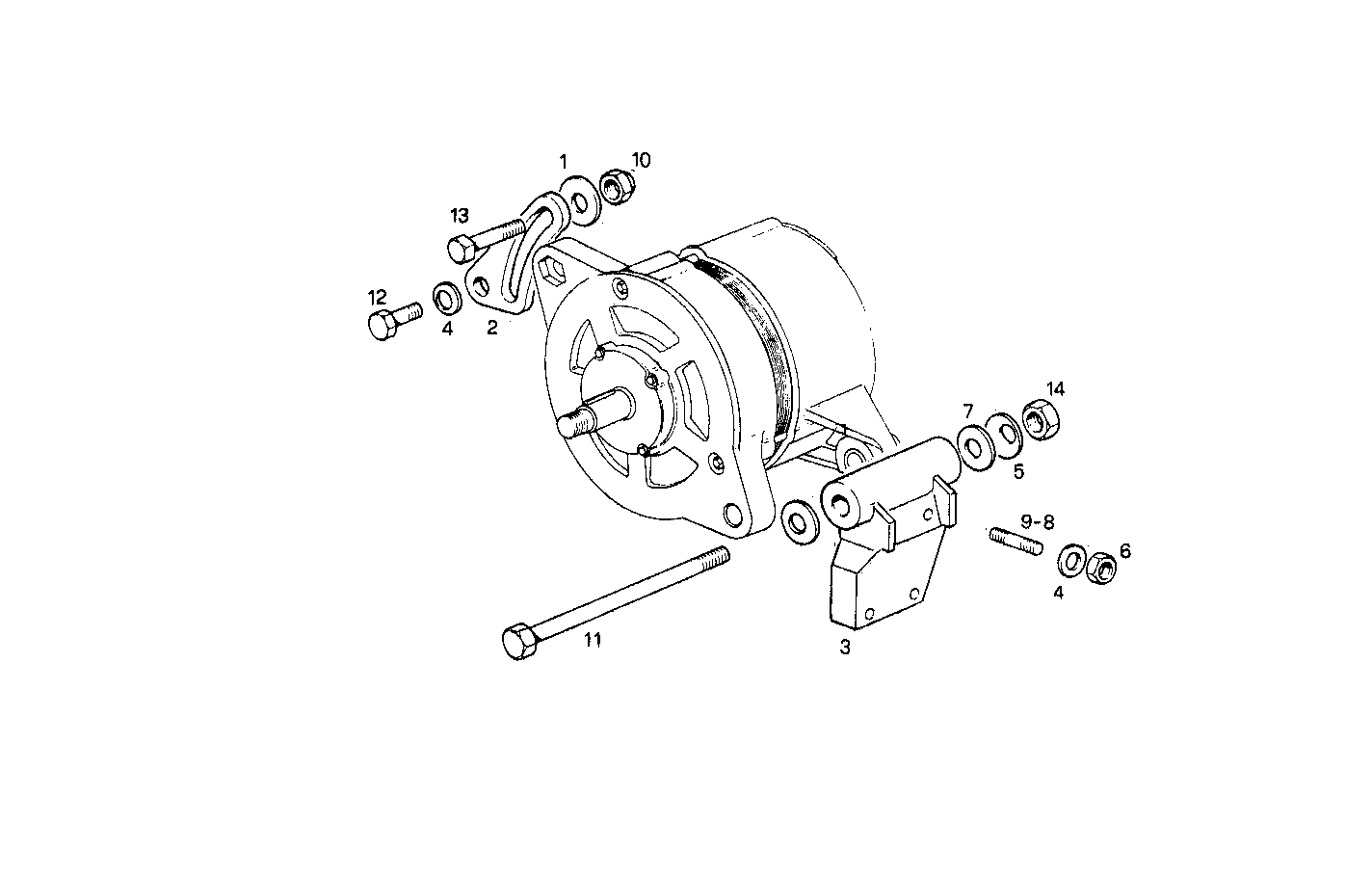 MOUNT - 8361Si11.05 8361Si11 parts diagram