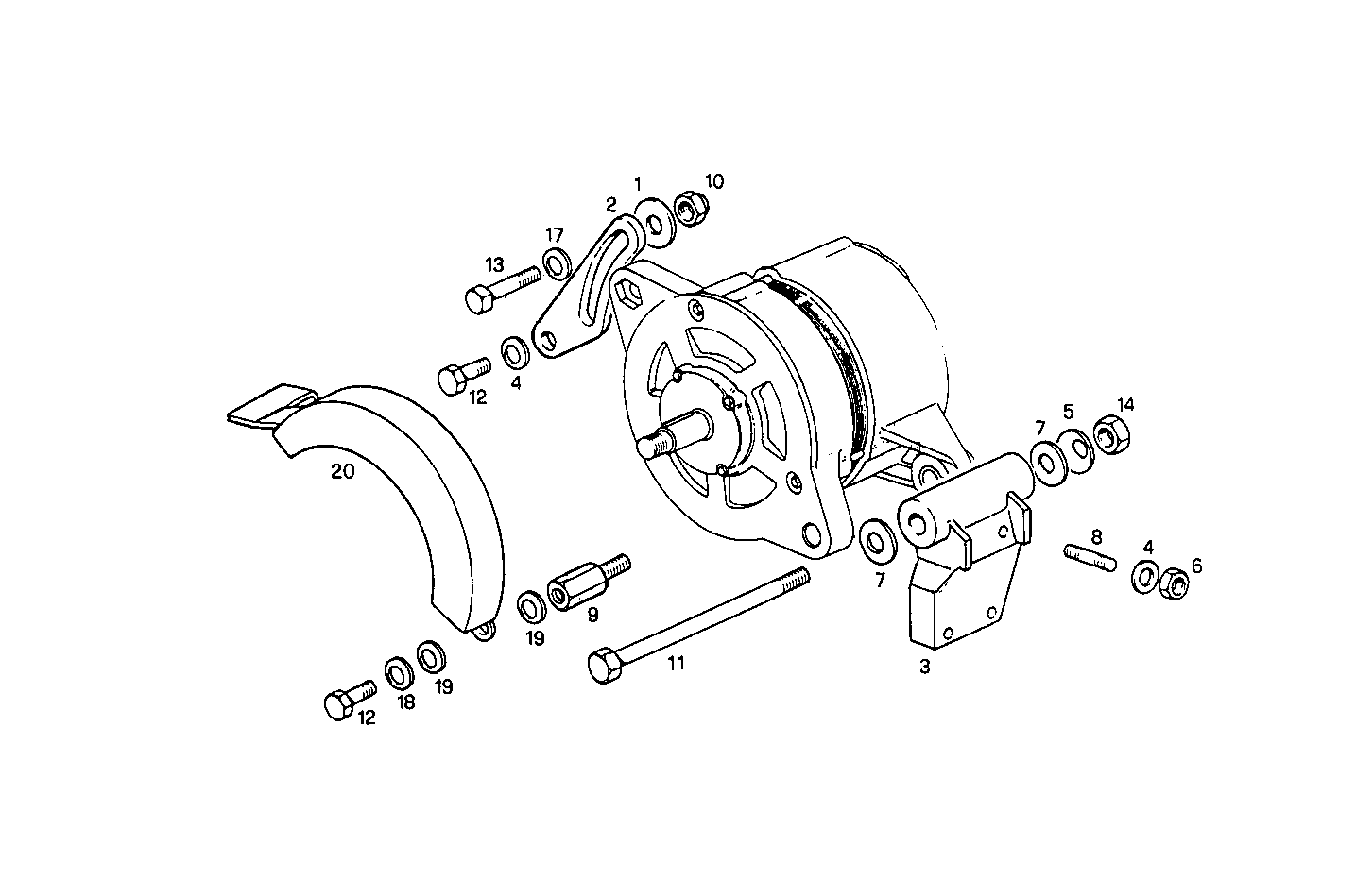 MOUNT - 8361SRM32.41 8361SRM32 parts diagram