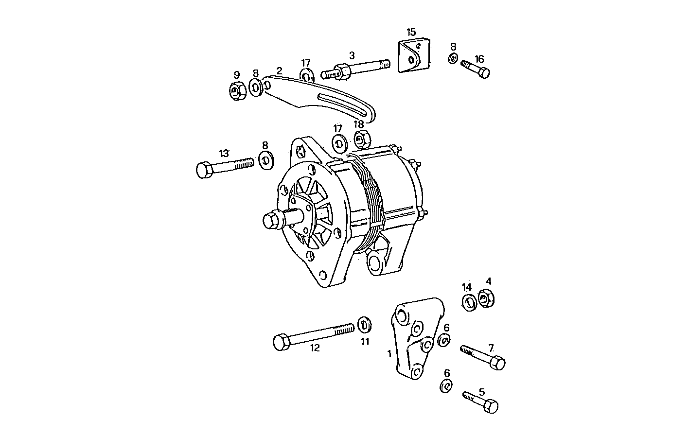 MOUNT - 8061C05.05A001 8061C05 parts diagram
