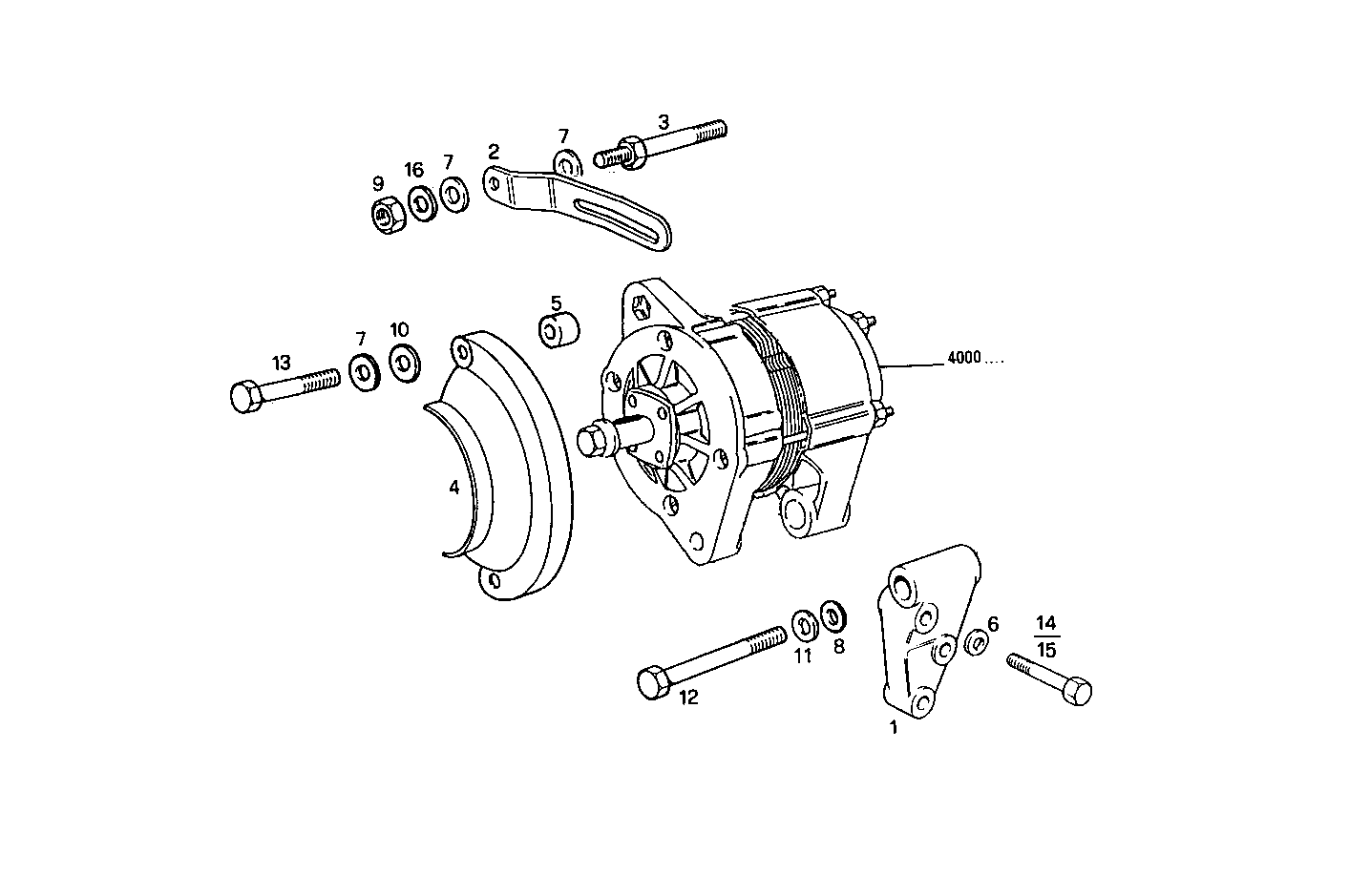 MOUNT - 8041M09.40 8041M09 parts diagram
