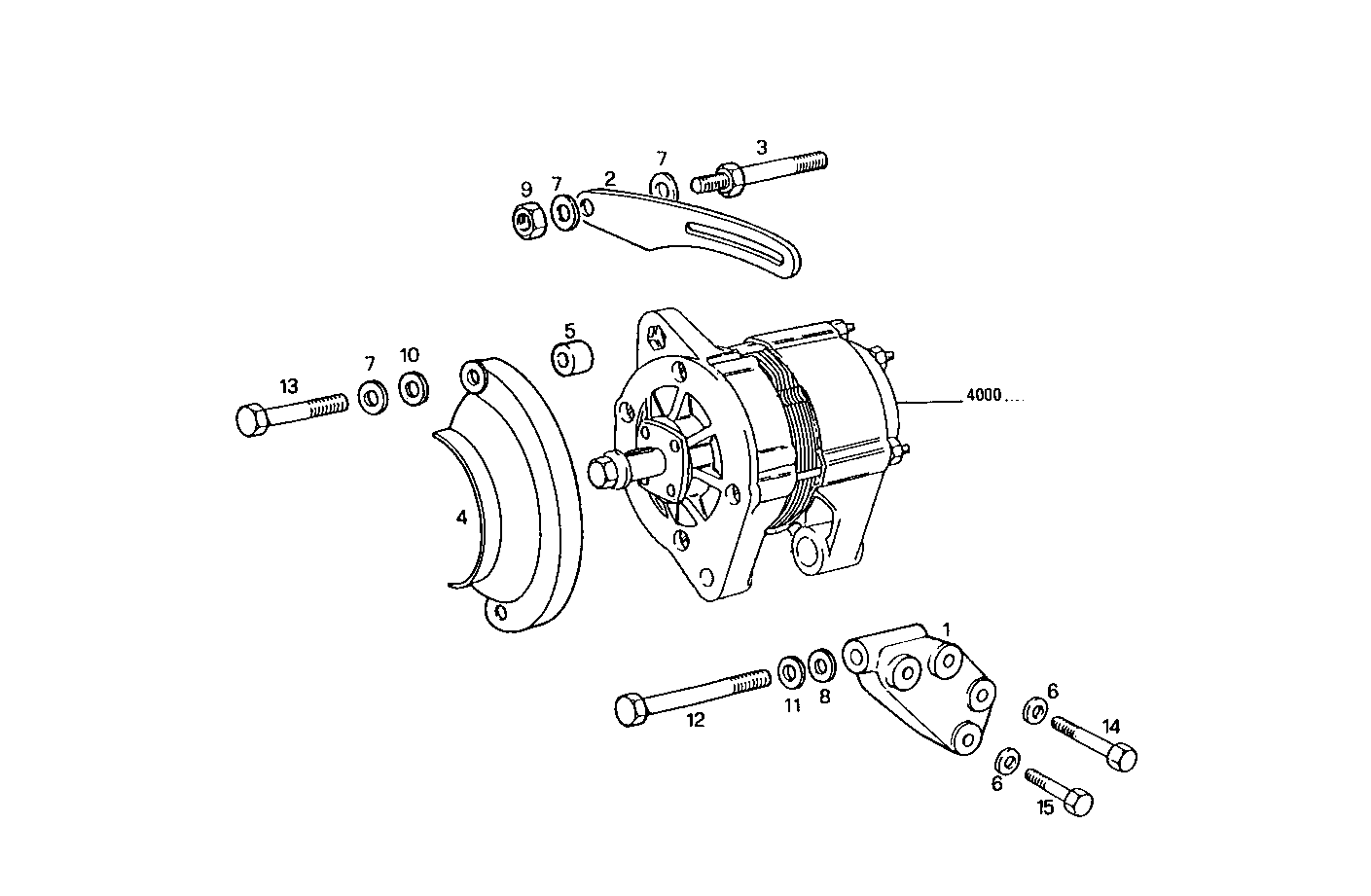 MOUNT - 8045E00.59A007 8045E00 parts diagram