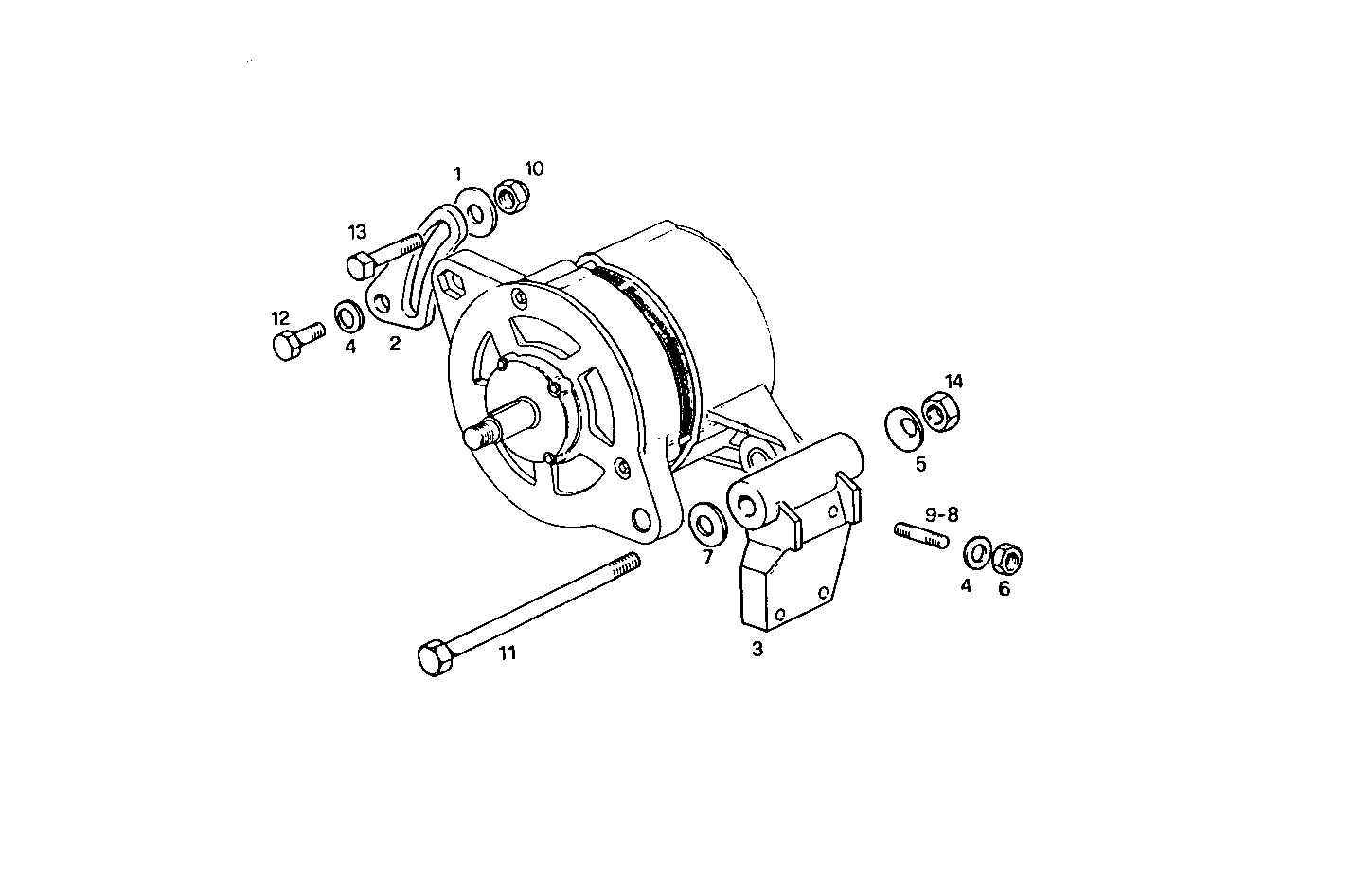 MOUNT - 8361SI10.00A802 8361SI10 parts diagram