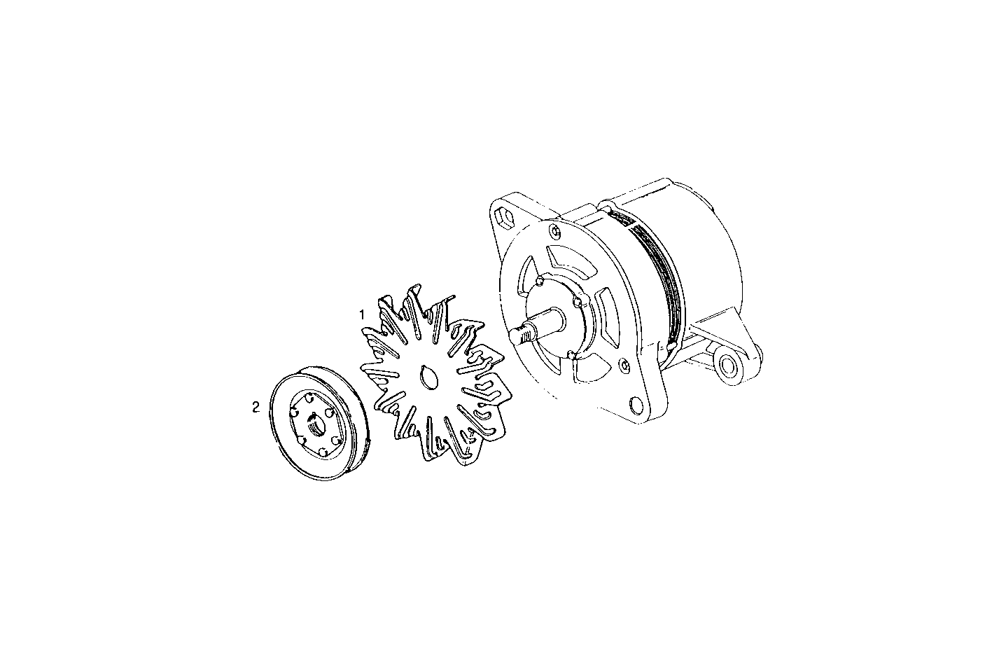 GENERATOR DRIVE - 8041M08.21 8041M08 parts diagram