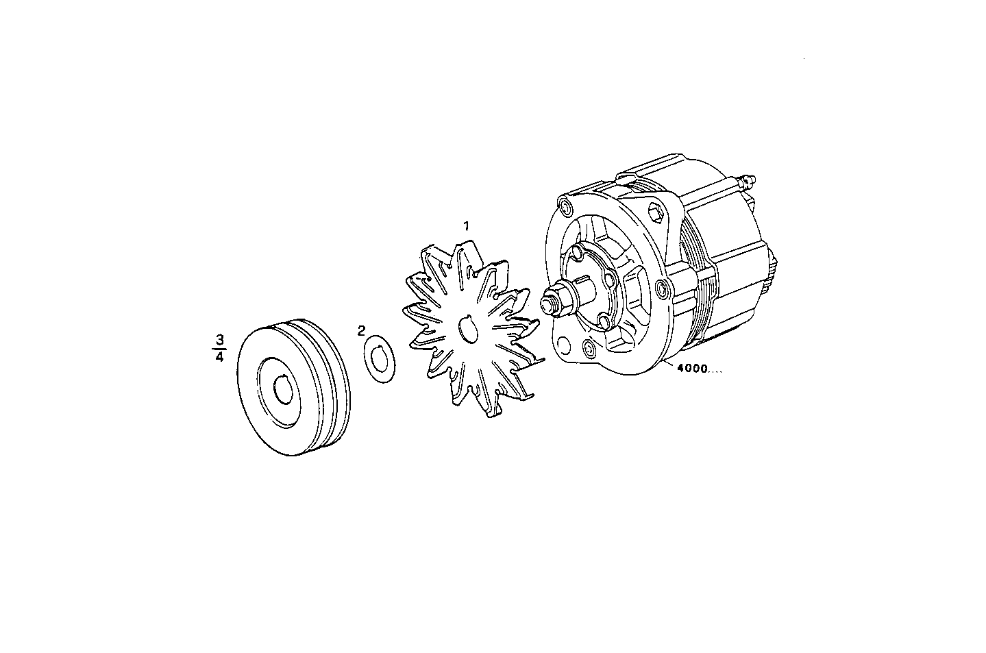 GENERATOR DRIVE - 8281M32.30 8281M32 parts diagram