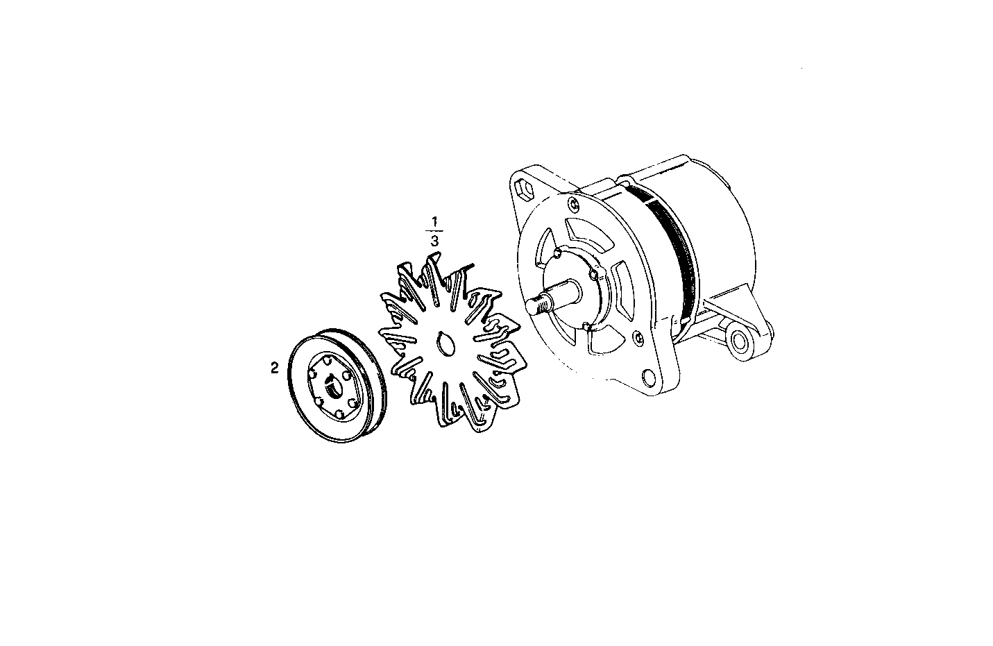 GENERATOR DRIVE - 8141.67.2000 8141.67 parts diagram