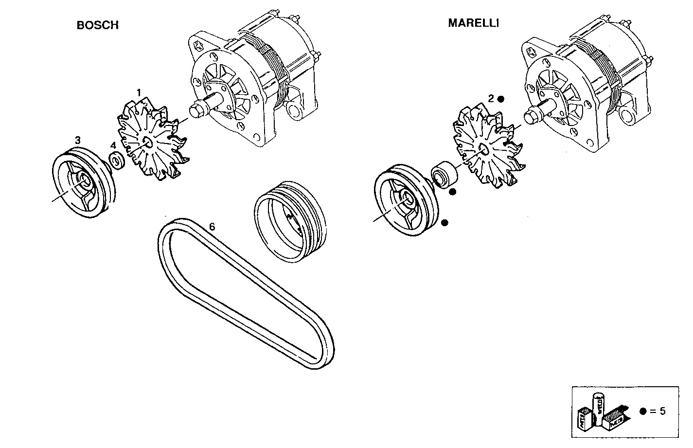 GENERATOR DRIVE - 8040SC25.00 8040SC25 parts diagram
