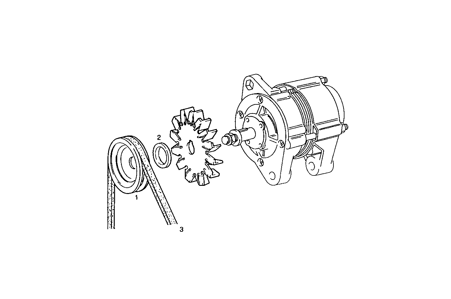 GENERATOR DRIVE - 8210SRM45.31A550 8210SRM45 parts diagram