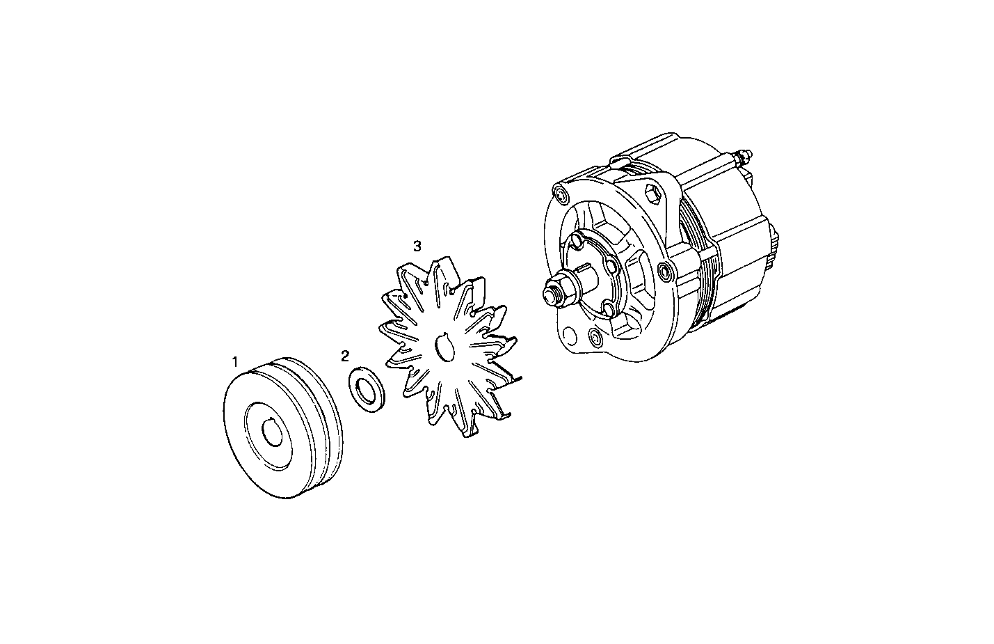 GENERATOR DRIVE - 8291SRG85.10 8291SRG85 parts diagram