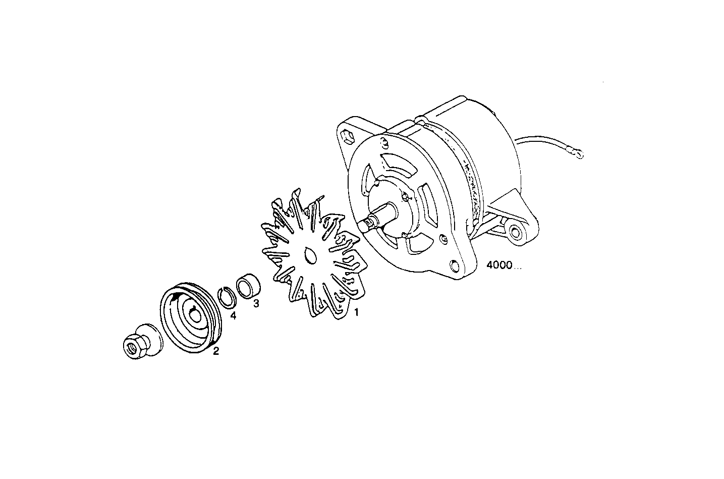 GENERATOR DRIVE - 8361SRM32.41 8361SRM32 parts diagram
