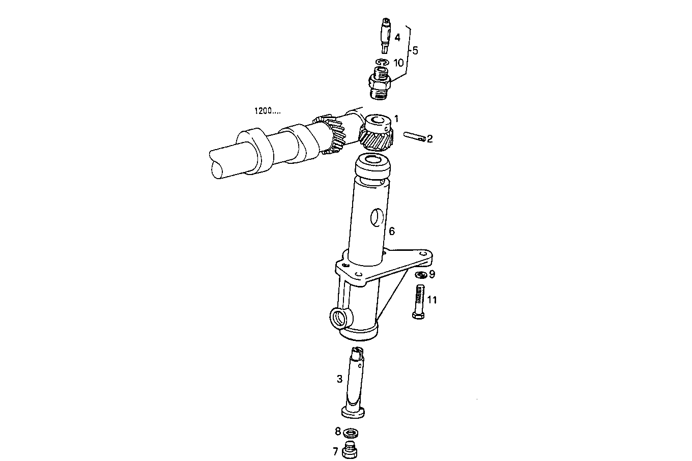 REVOLUTION COUNTER DRIVE - 8041M09.40 8041M09 parts diagram