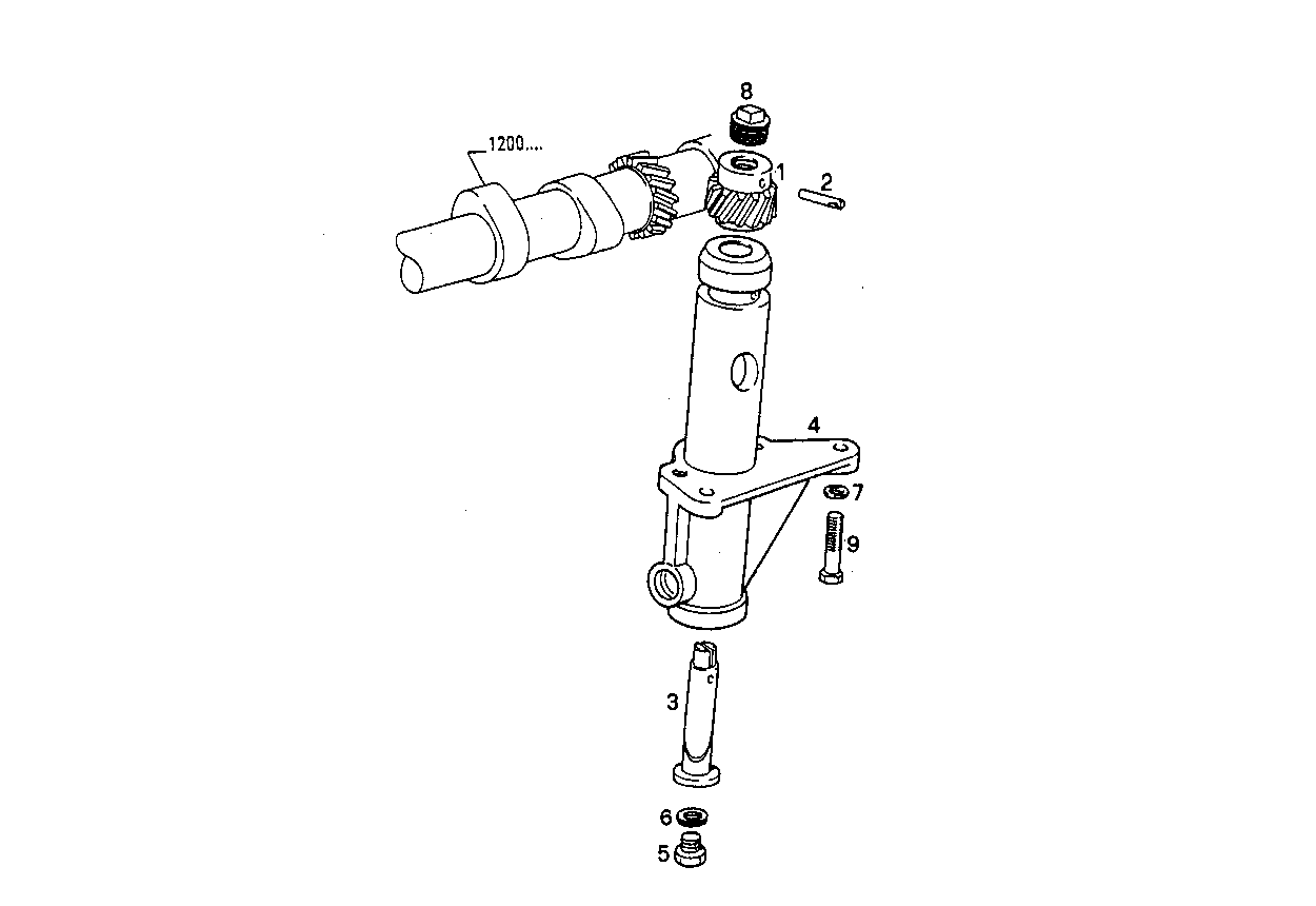 REVOLUTION COUNTER DRIVE - 8065M12.21 8065M12 parts diagram