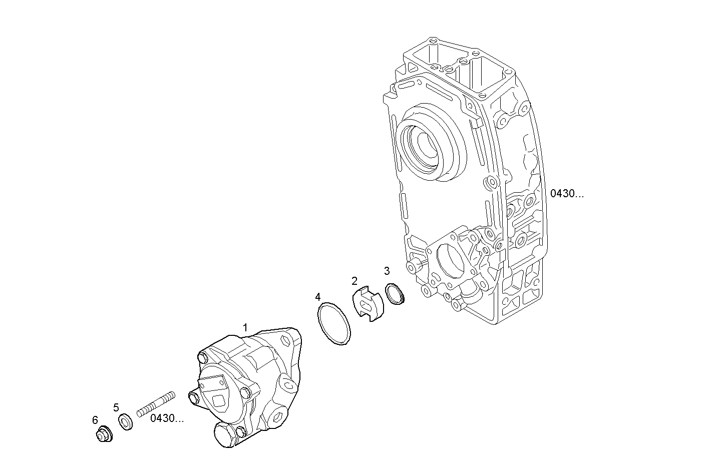 POWER STEERING PUMP - 8140SRC30.20 8140SRC30 parts diagram