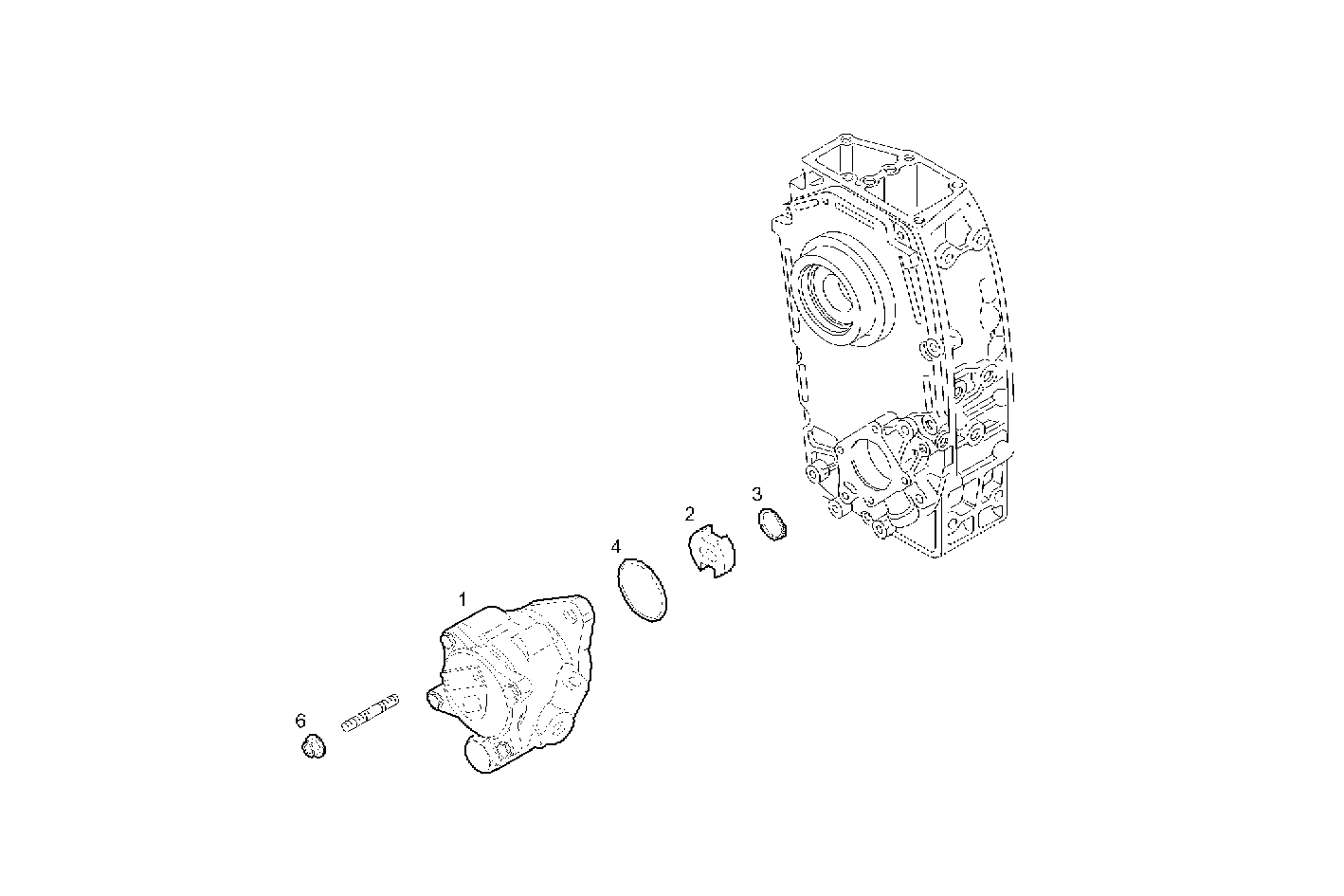POWER STEERING PUMP parts diagram