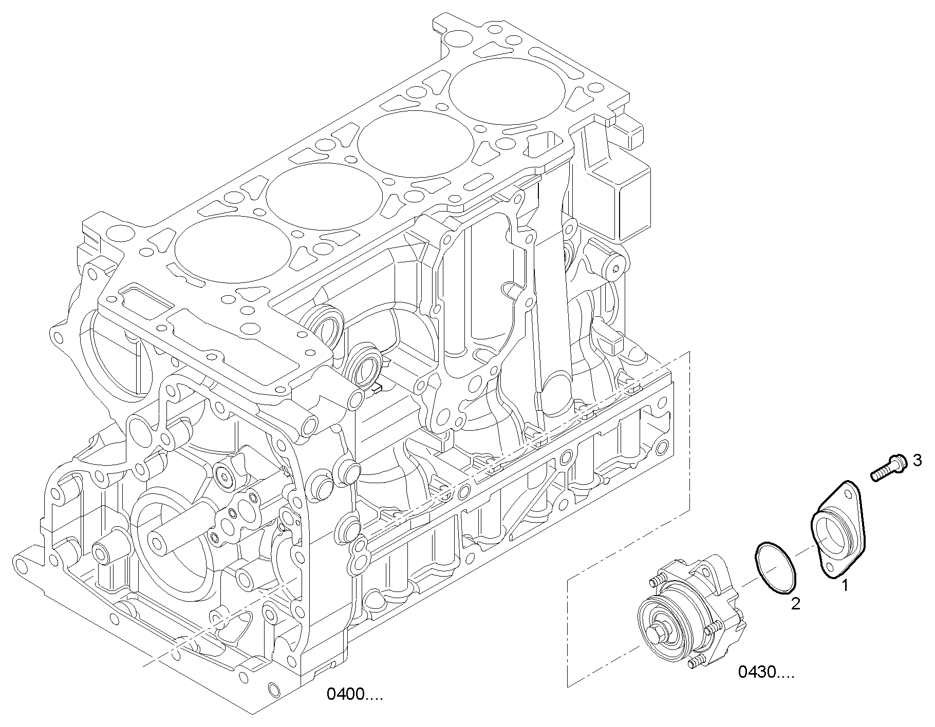 POWER STEERING PUMP - S30ENTM23.10 SOFIM HPI 3.0L parts diagram