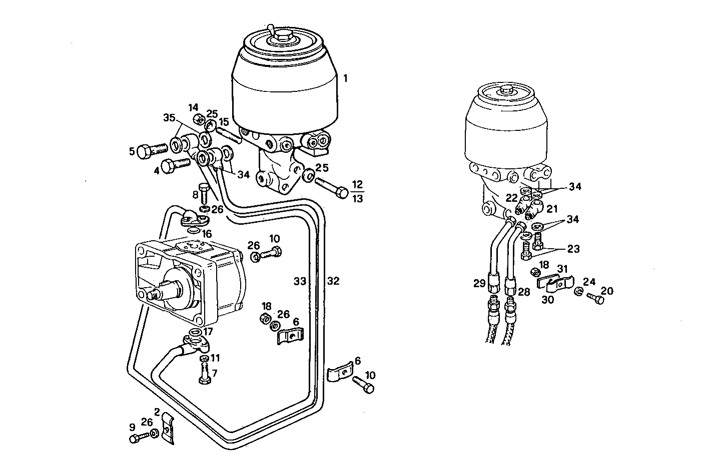 POWER STEERING PUMP - 8061C05.05A030 8061C05 parts diagram