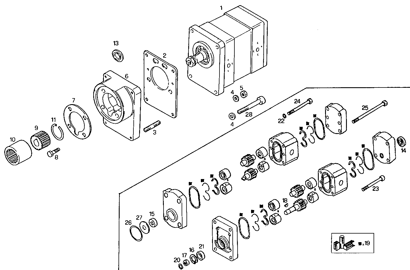 POWER STEERING PUMP - 8360SRC22.20 8360SRC22 parts diagram