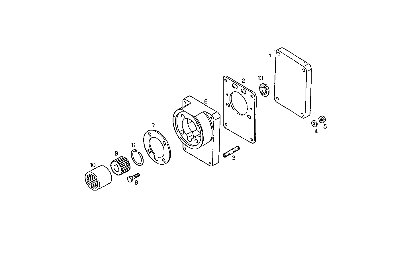 POWER STEERING PUMP - 8360SRC46.10A007 8360SRC46 parts diagram