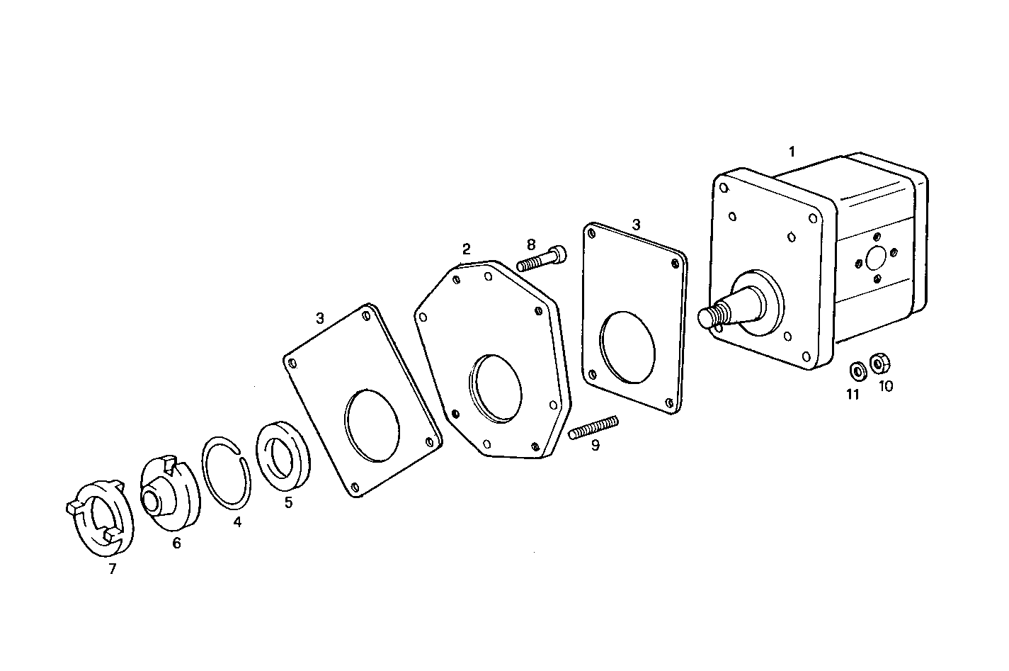 POWER STEERING PUMP - 8460SRC21.20A002 8460SRC21 parts diagram