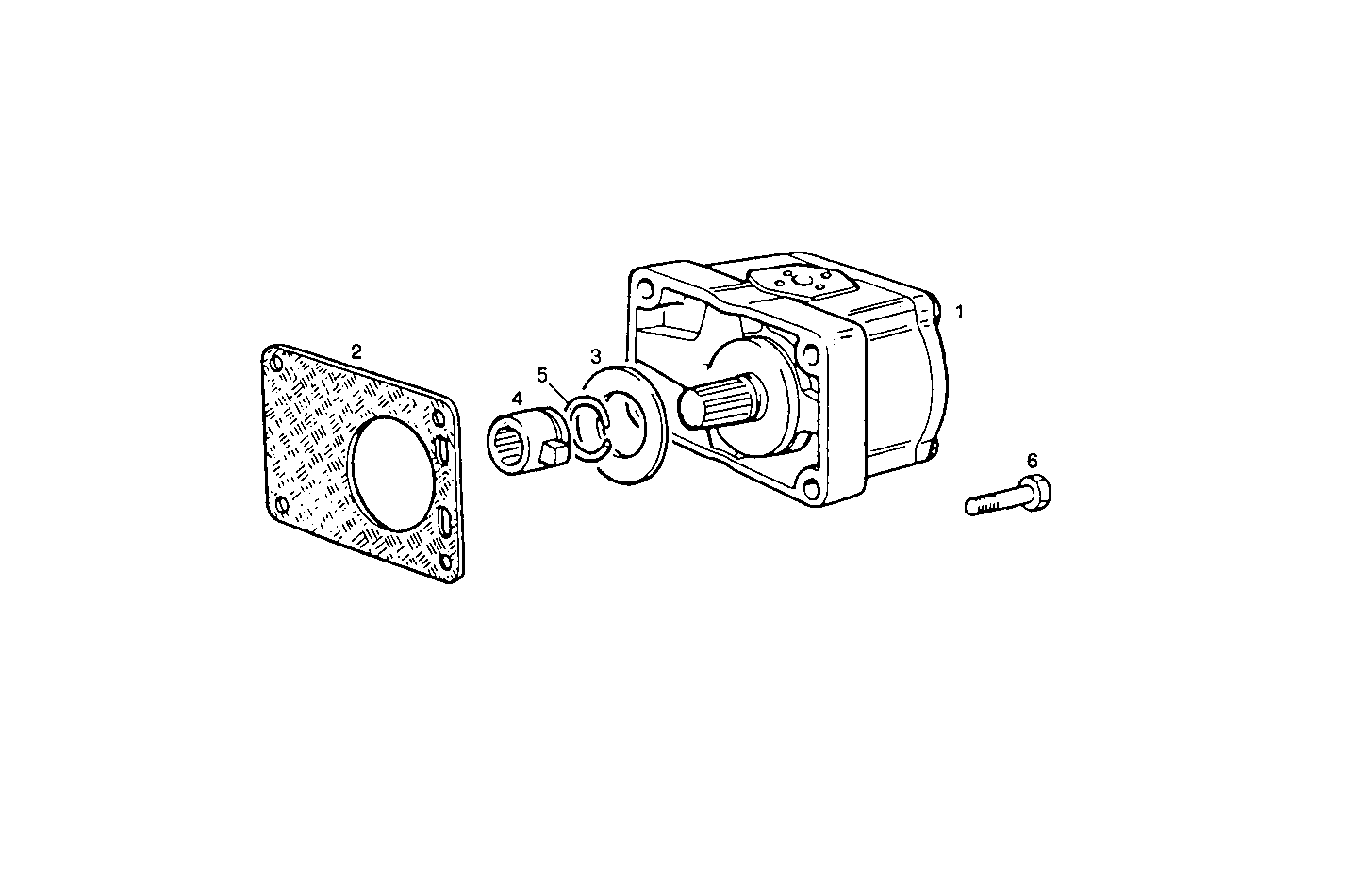 POWER STEERING PUMP - 8065E00.00A012 8065E00 parts diagram
