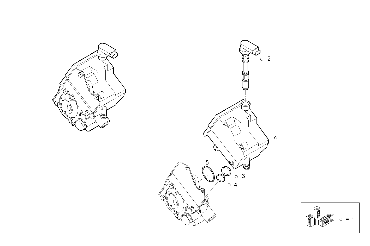 POWER STEERING PUMP - N40ENT426.00A001 NEF 4 electron. - EURO 4 parts diagram