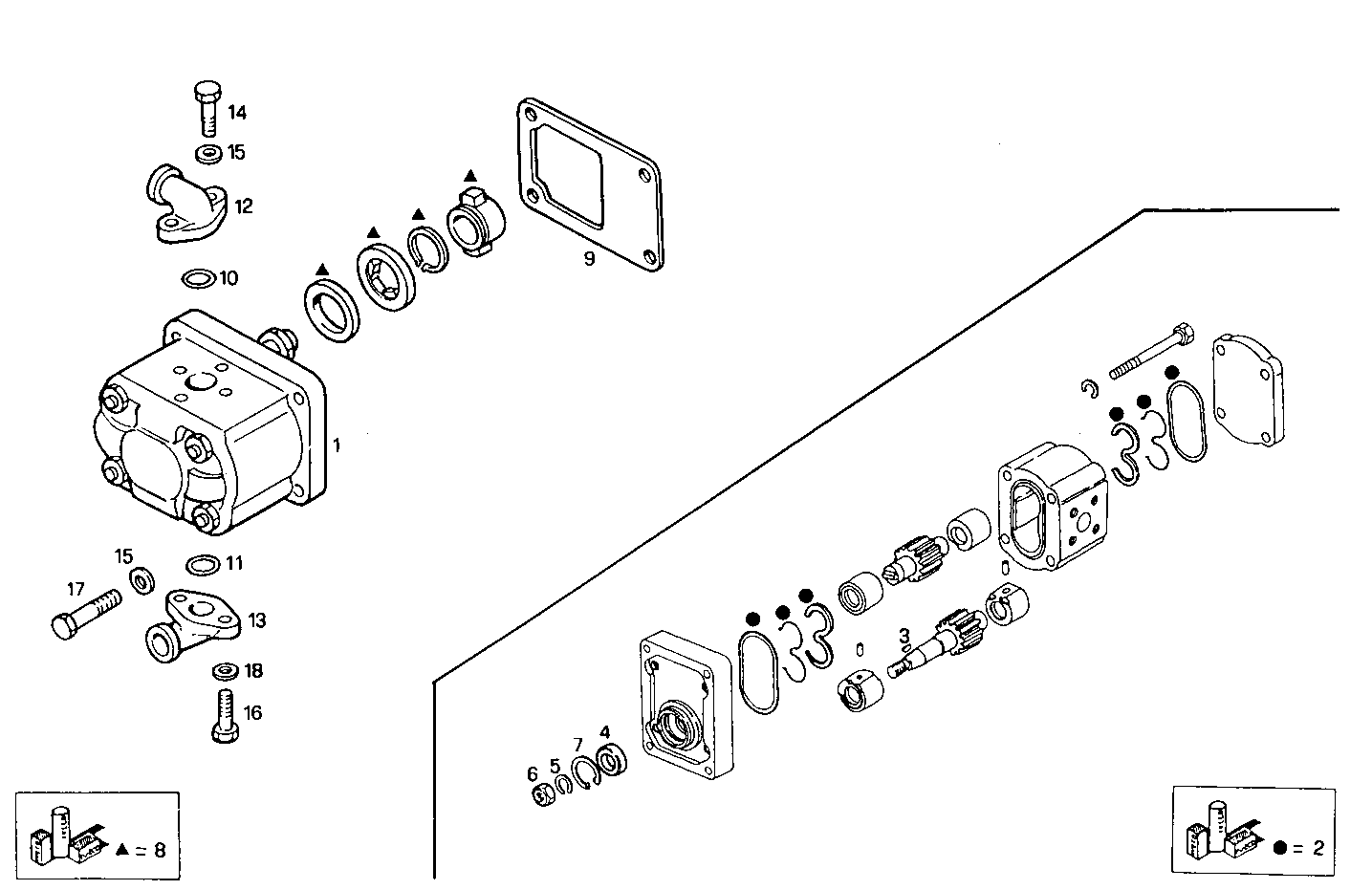 POWER STEERING PUMP DRIVE - 8061C05.05A030 8061C05 parts diagram