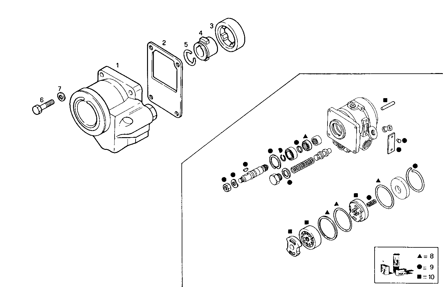 POWER STEERING PUMP DRIVE - 8060SRC20.00 8060SRC20 parts diagram