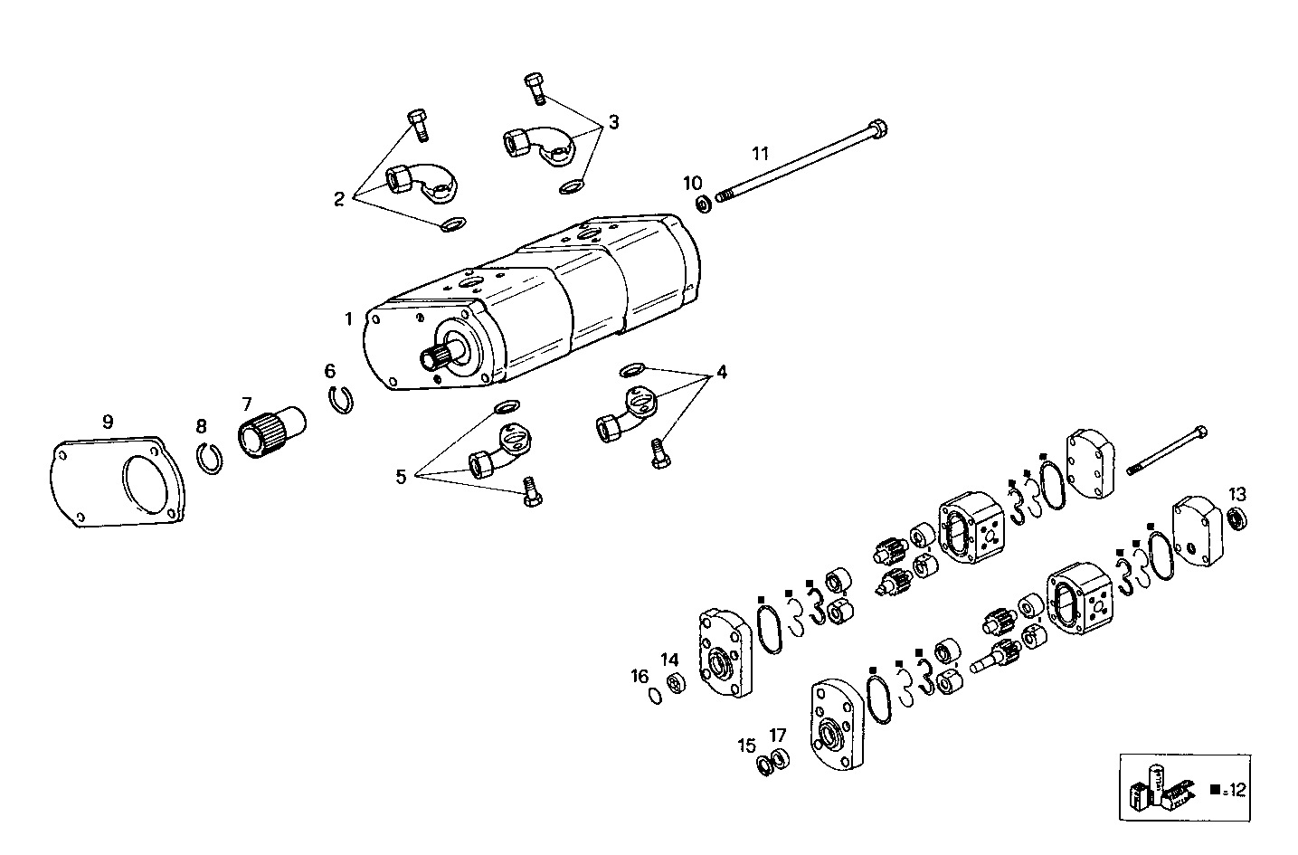 POWER STEERING PUMP DRIVE - 8060SRC22.20 8060SRC22 parts diagram