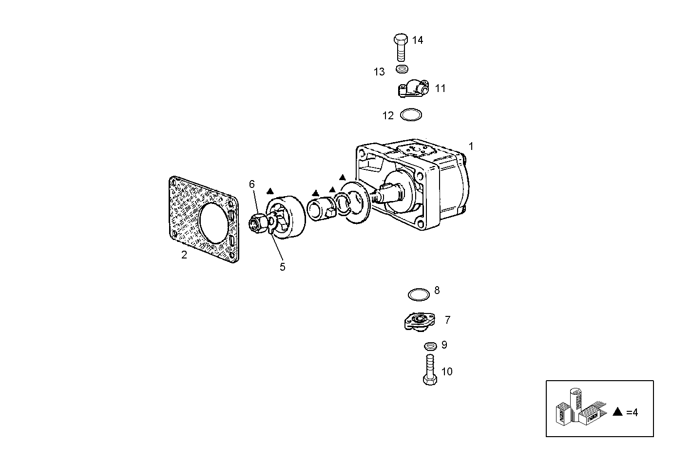 VACUUM PUMP - 8140SRC31.35L002- 1D 8140SRC31 parts diagram