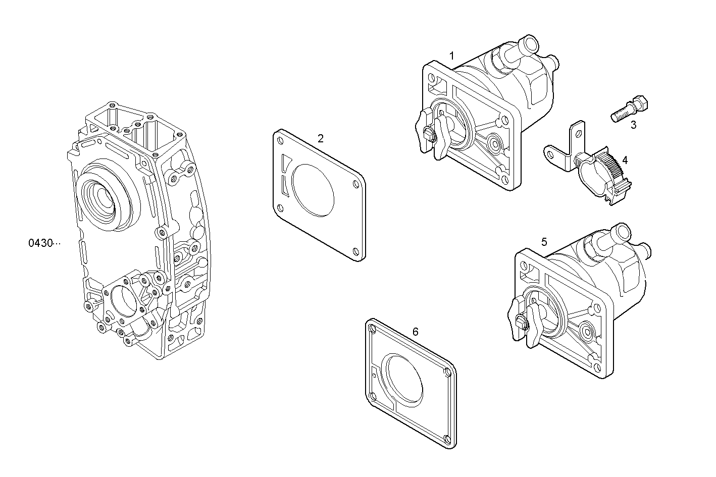 VACUUM PUMP - 8140SRC30.20A003 8140SRC30 parts diagram