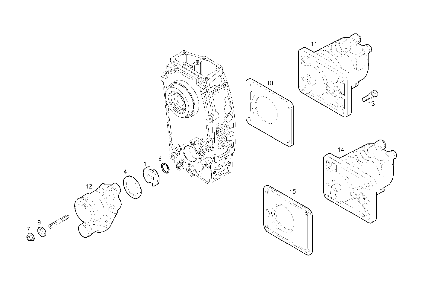 VACUUM PUMP parts diagram