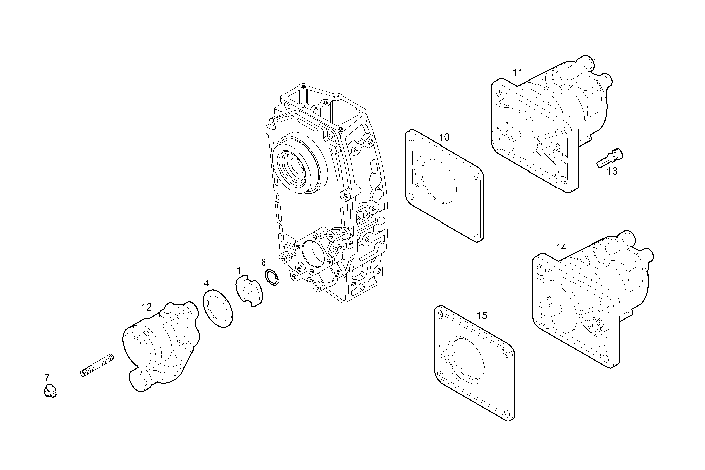 VACUUM PUMP parts diagram