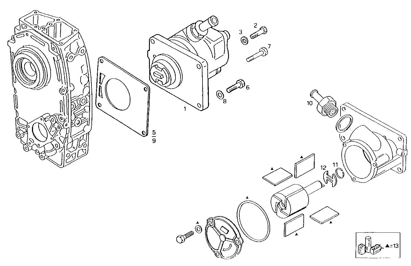 VACUUM PUMP - 8140C00.00A006 8140C00 parts diagram