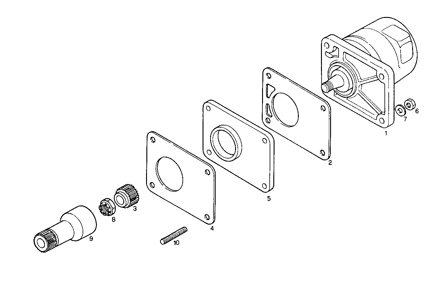 VACUUM PUMP - 8065E00.00A002 8065E00 parts diagram
