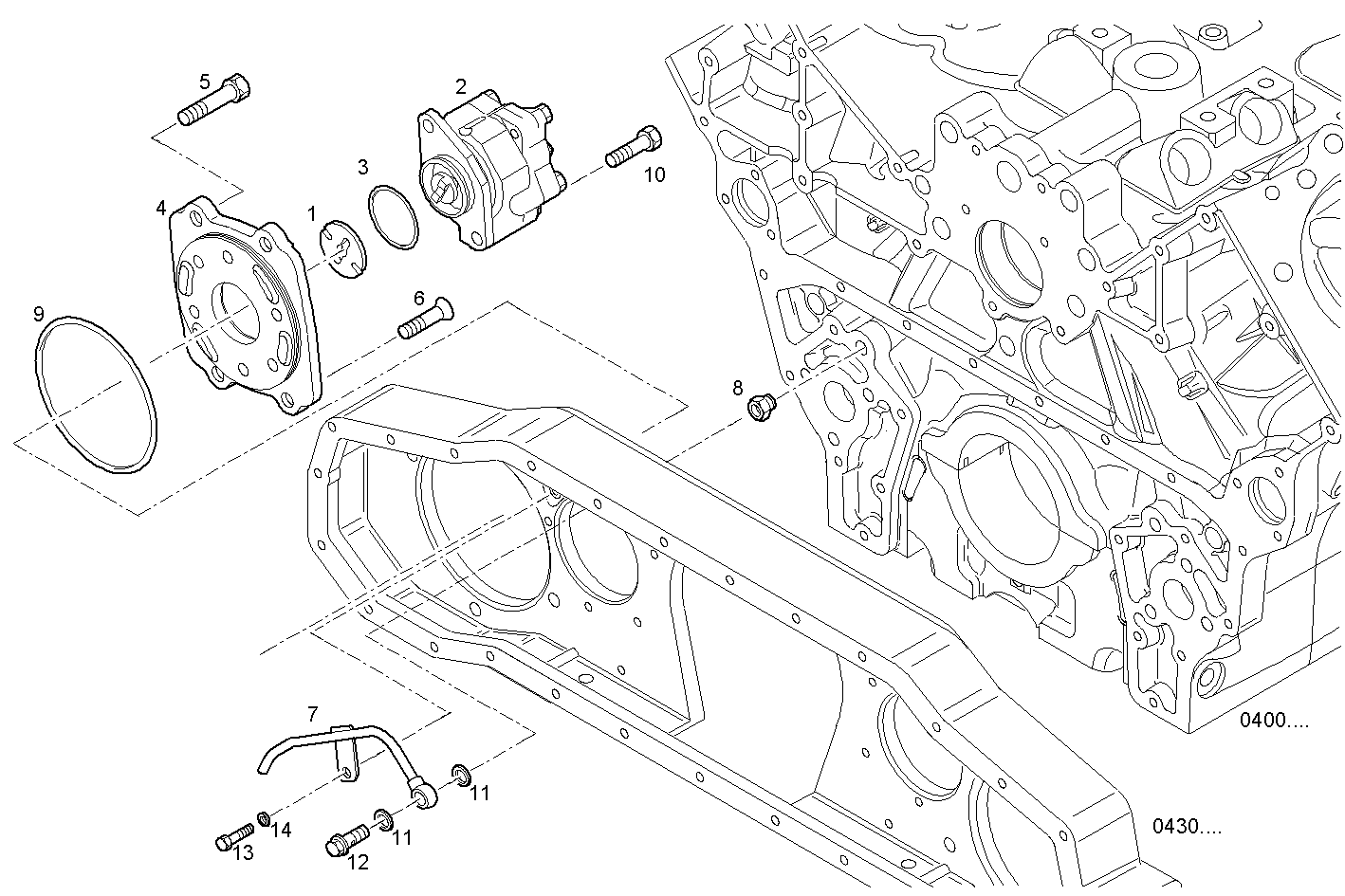 150 bar - FVAE2884AB200 VECTOR 8 parts diagram