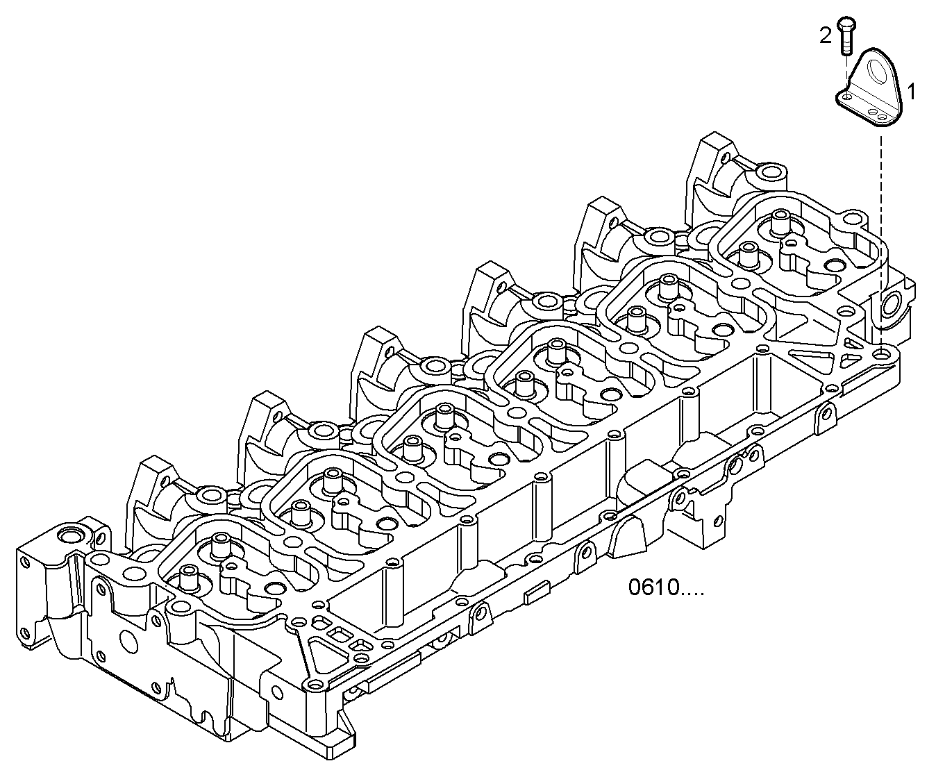 HOOK - F4BE0484F*D606 NEF 4 mechanic. - TIER 2 parts diagram
