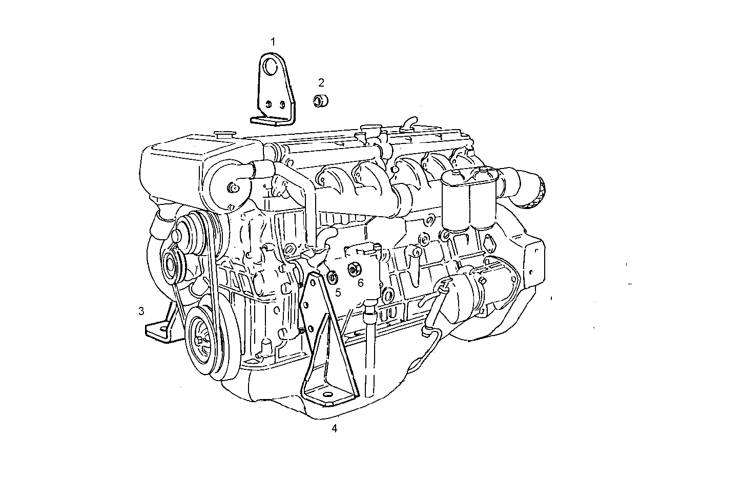 ENGINE SUSPENSION - GE8210M22.10A64S GE8210M22 parts diagram