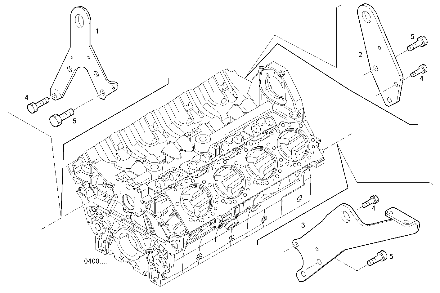 ENGINE SUSPENSION - FVAE2885X*A100 VECTOR 8 parts diagram