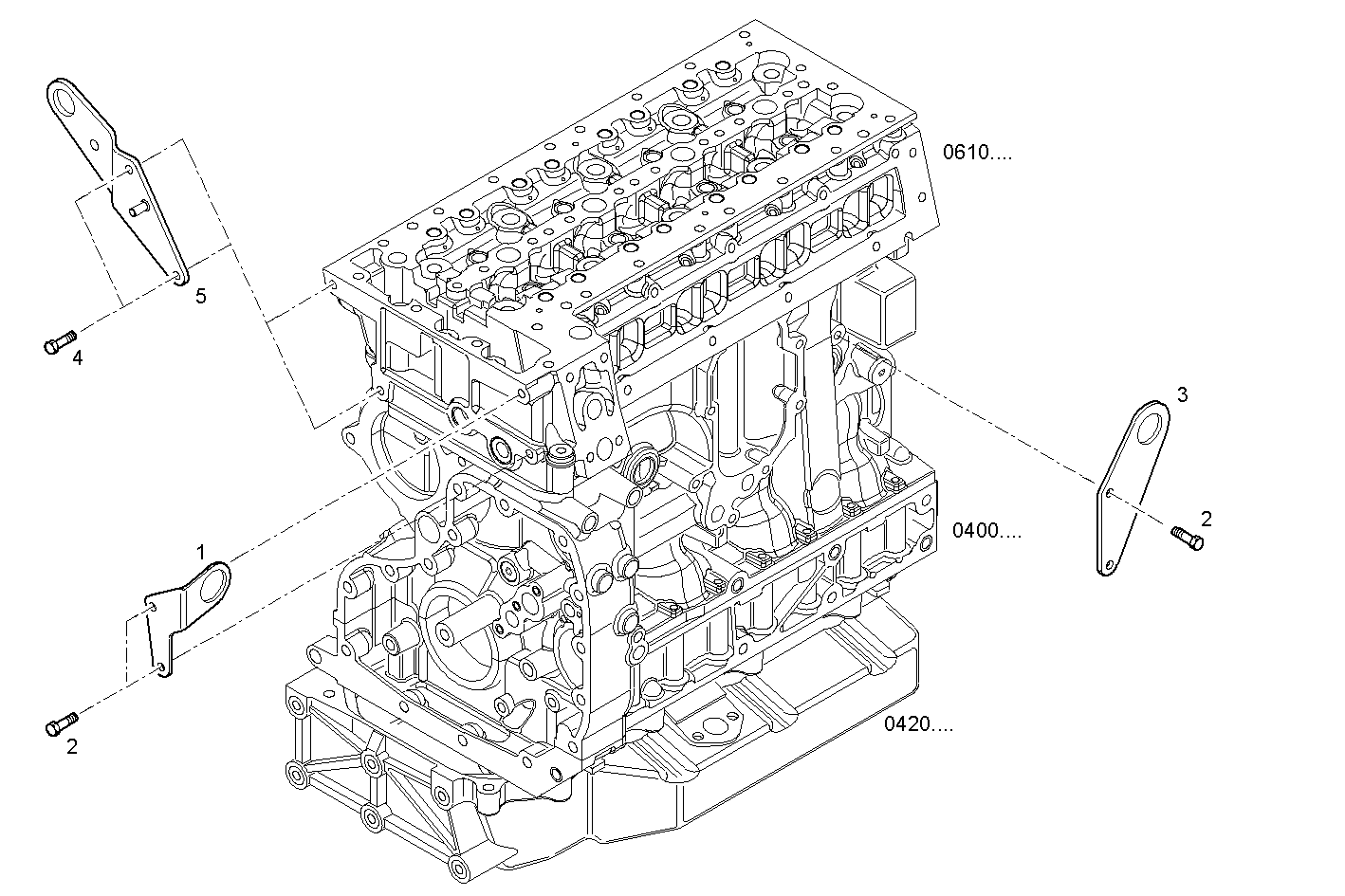 ENGINE SUSPENSION - S30ENTM23.10 SOFIM HPI 3.0L parts diagram