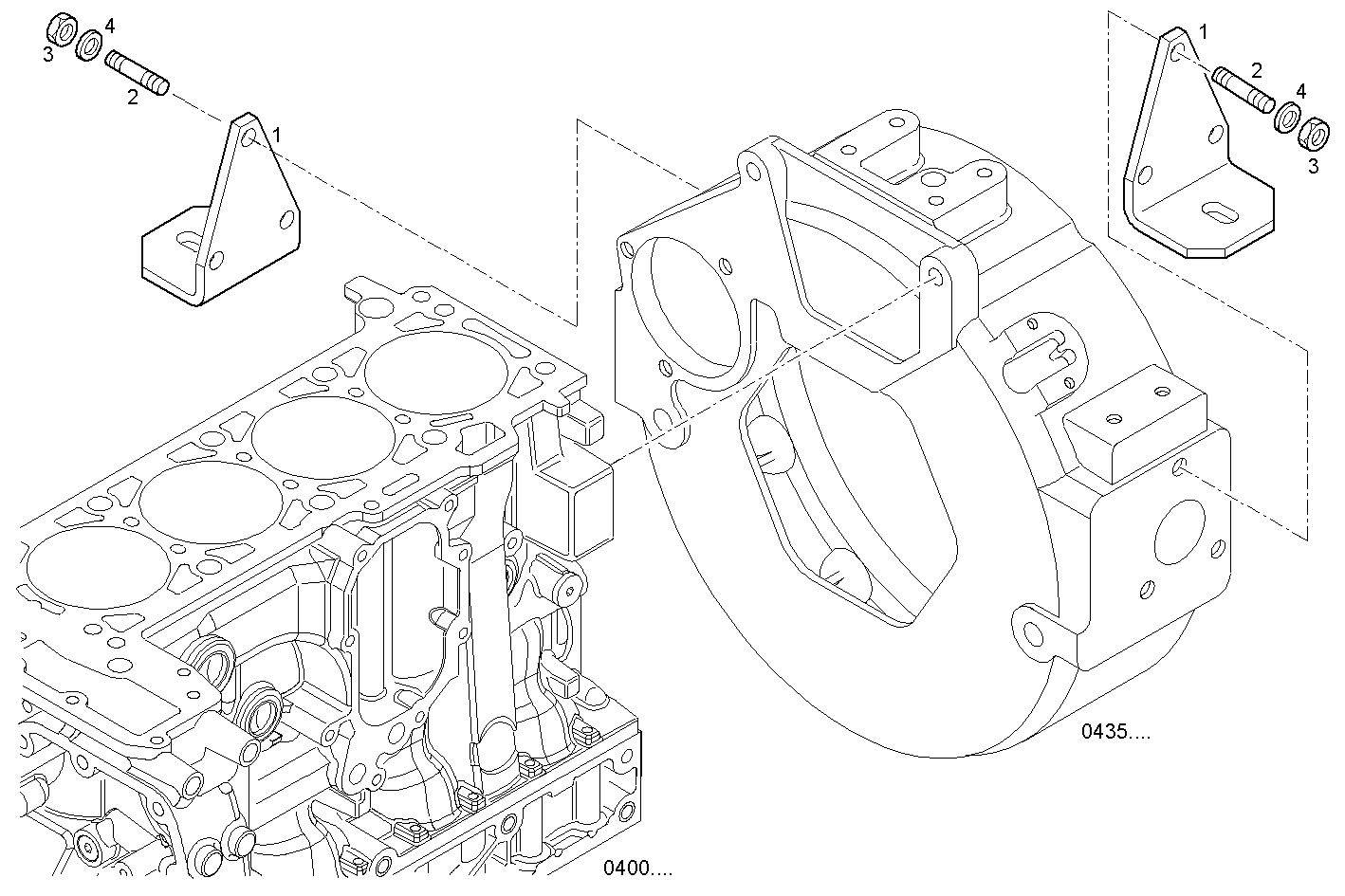 ENGINE SUSPENSION - S30ENTM23.10 SOFIM HPI 3.0L parts diagram
