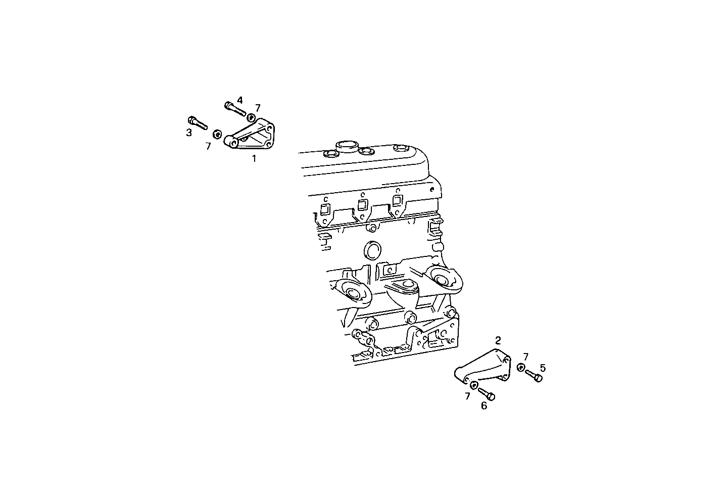 ENGINE SUSPENSION - 8061SRM24.00 8061SRM24 parts diagram