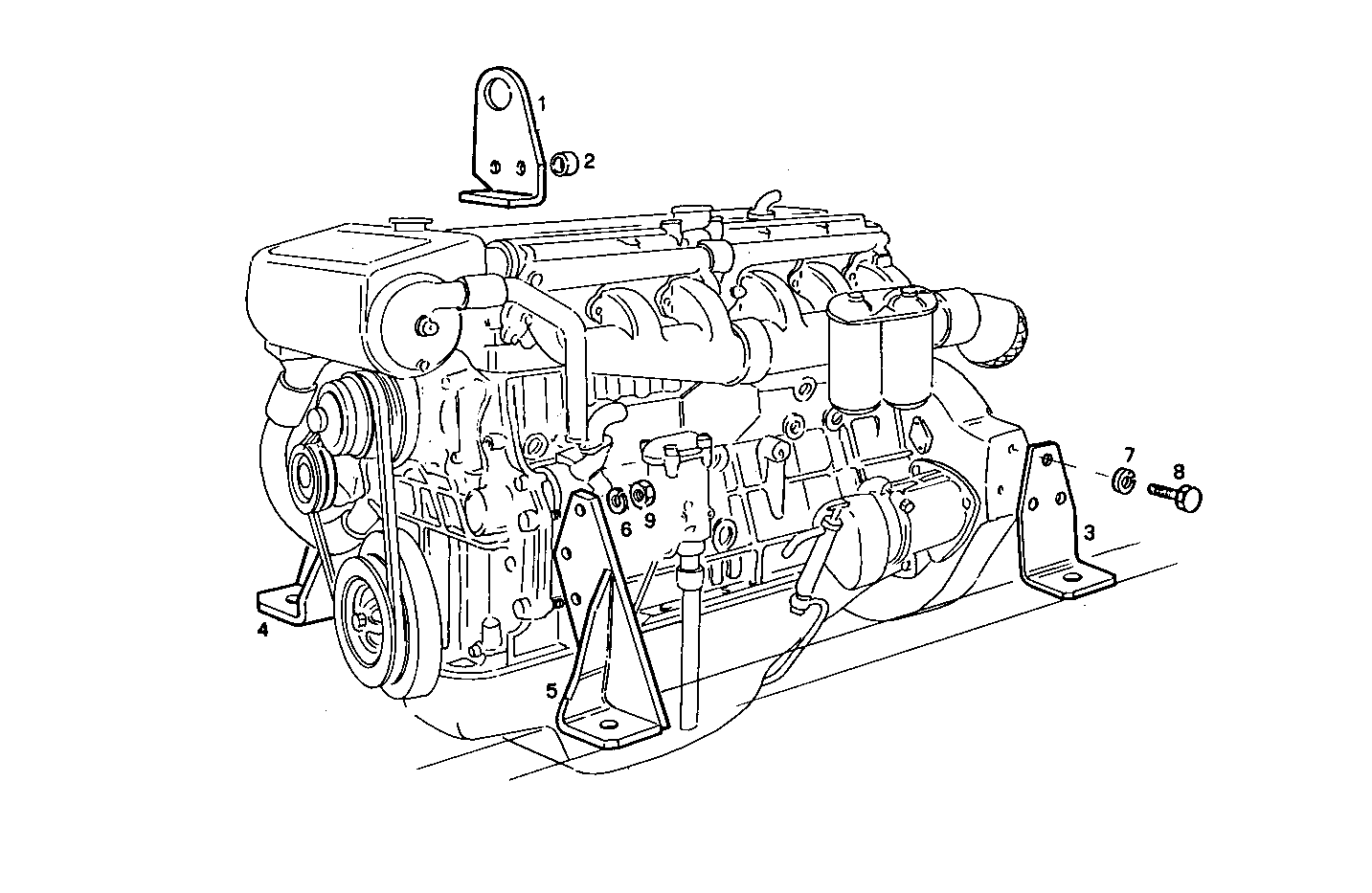 ENGINE SUSPENSION - 8210M22.30A003 8210M22 parts diagram