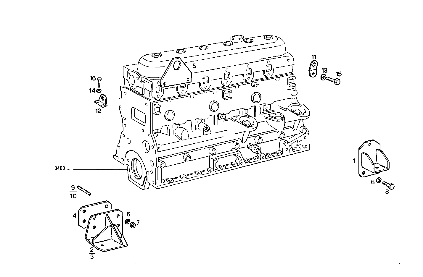ENGINE SUSPENSION - 8061M14.42 8061M14 parts diagram