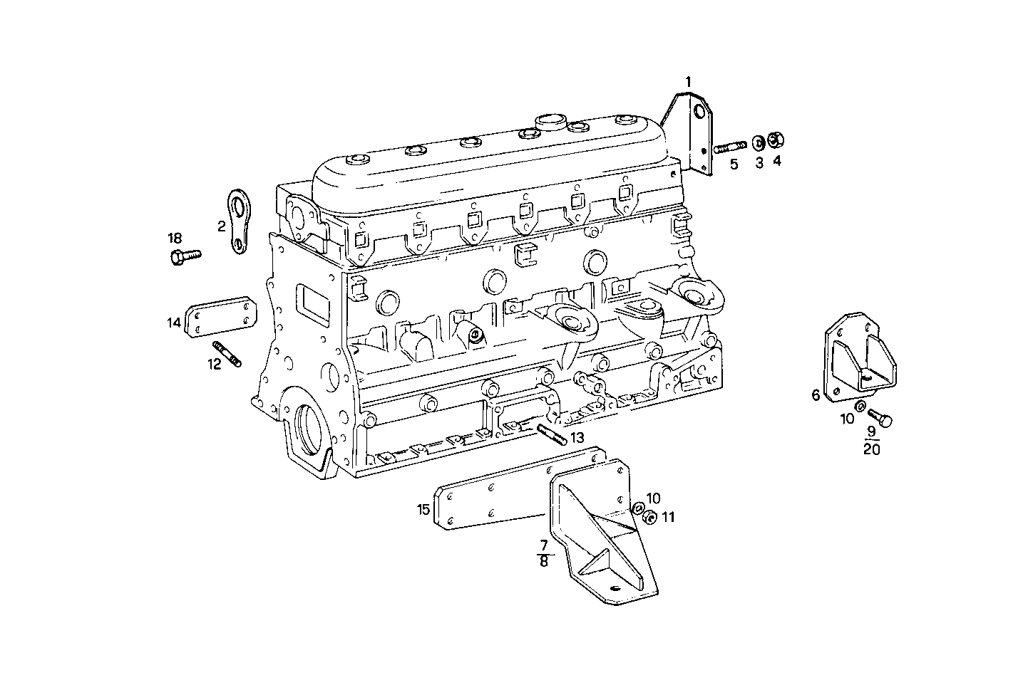 ENGINE SUSPENSION - 8061SRM25.12 8061SRM25 parts diagram