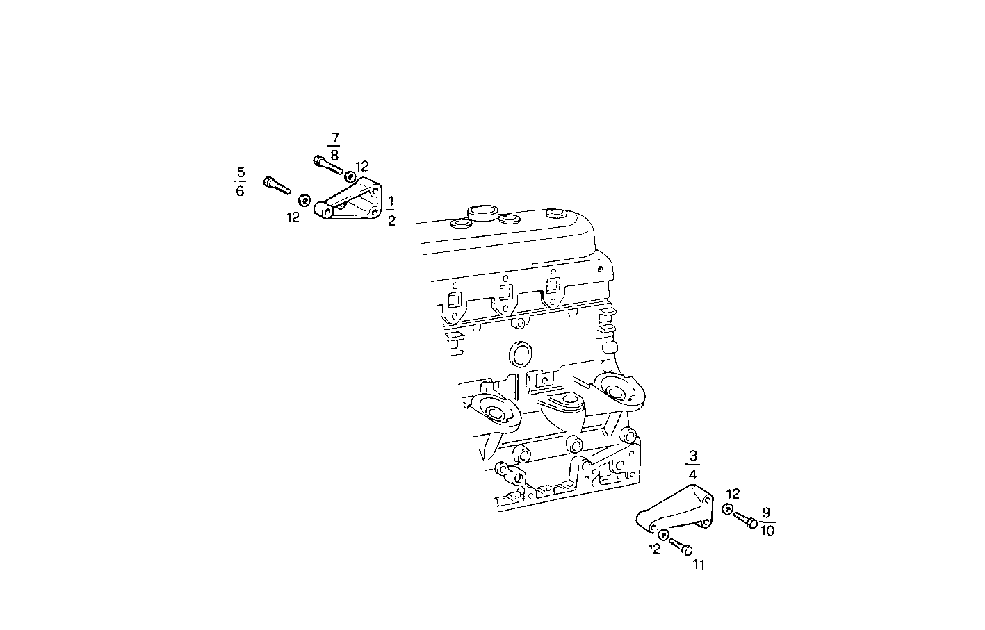 ENGINE SUSPENSION - 8061SRM30.10 8061SRM30 parts diagram