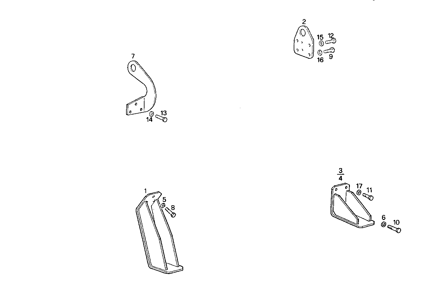 ENGINE SUSPENSION - 8281M32.10 8281M32 parts diagram
