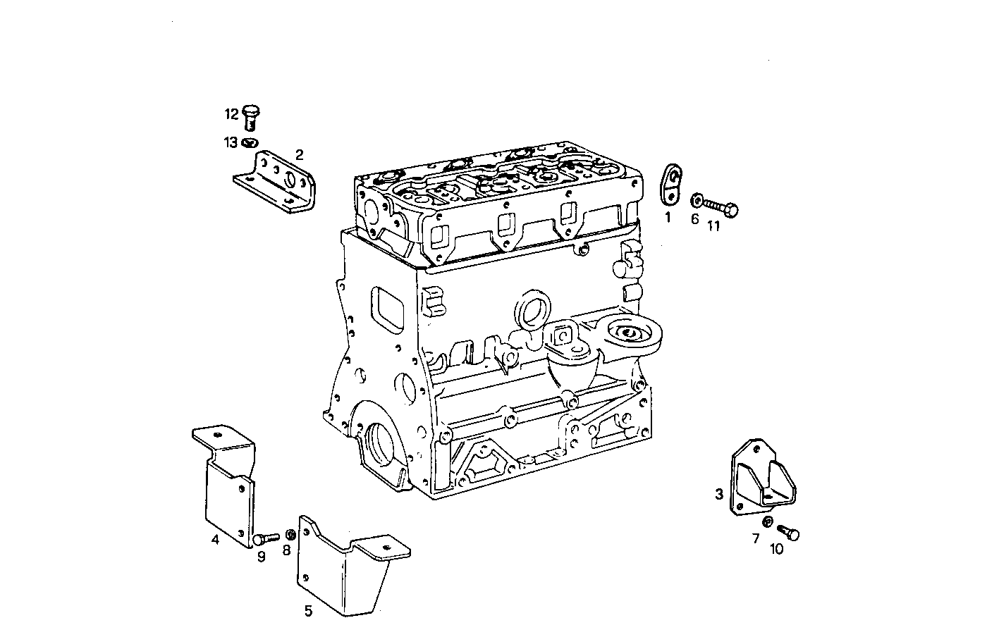 ENGINE SUSPENSION - 8041M08.21 8041M08 parts diagram