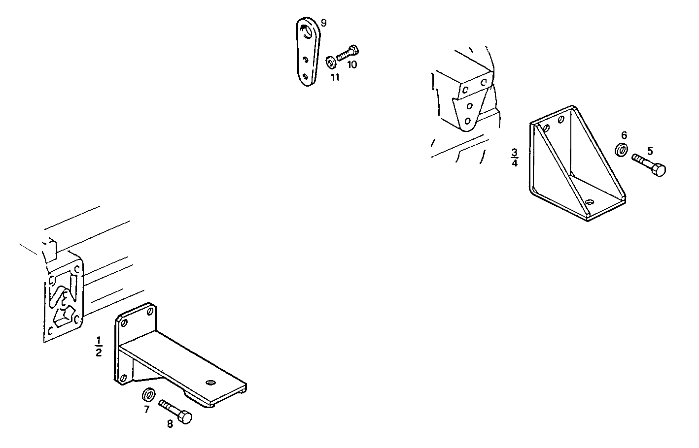 ENGINE SUSPENSION - 8460SM19.13 8460SM19 parts diagram