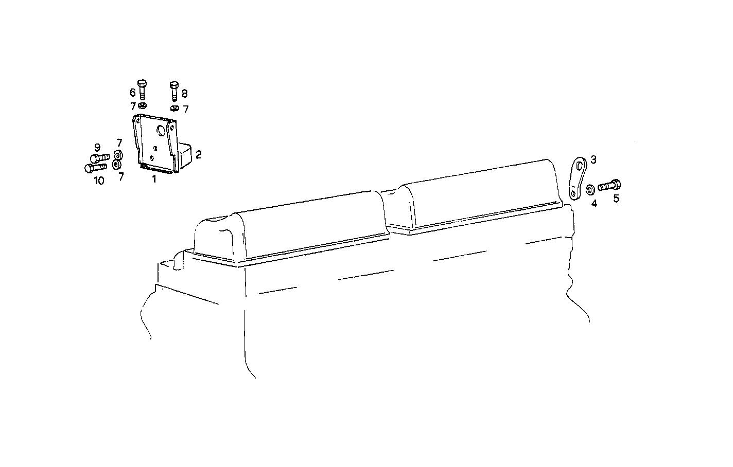 ENGINE SUSPENSION - 8361SRi26.00A580 8361SRi26 parts diagram