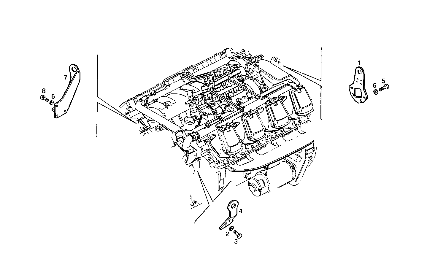 ENGINE SUSPENSION - 8280SRC21.10 8280SRC21 parts diagram