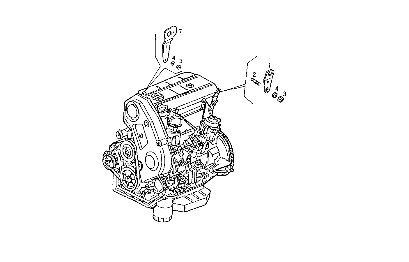 ENGINE SUSPENSION - 8140C00.00A006 8140C00 parts diagram